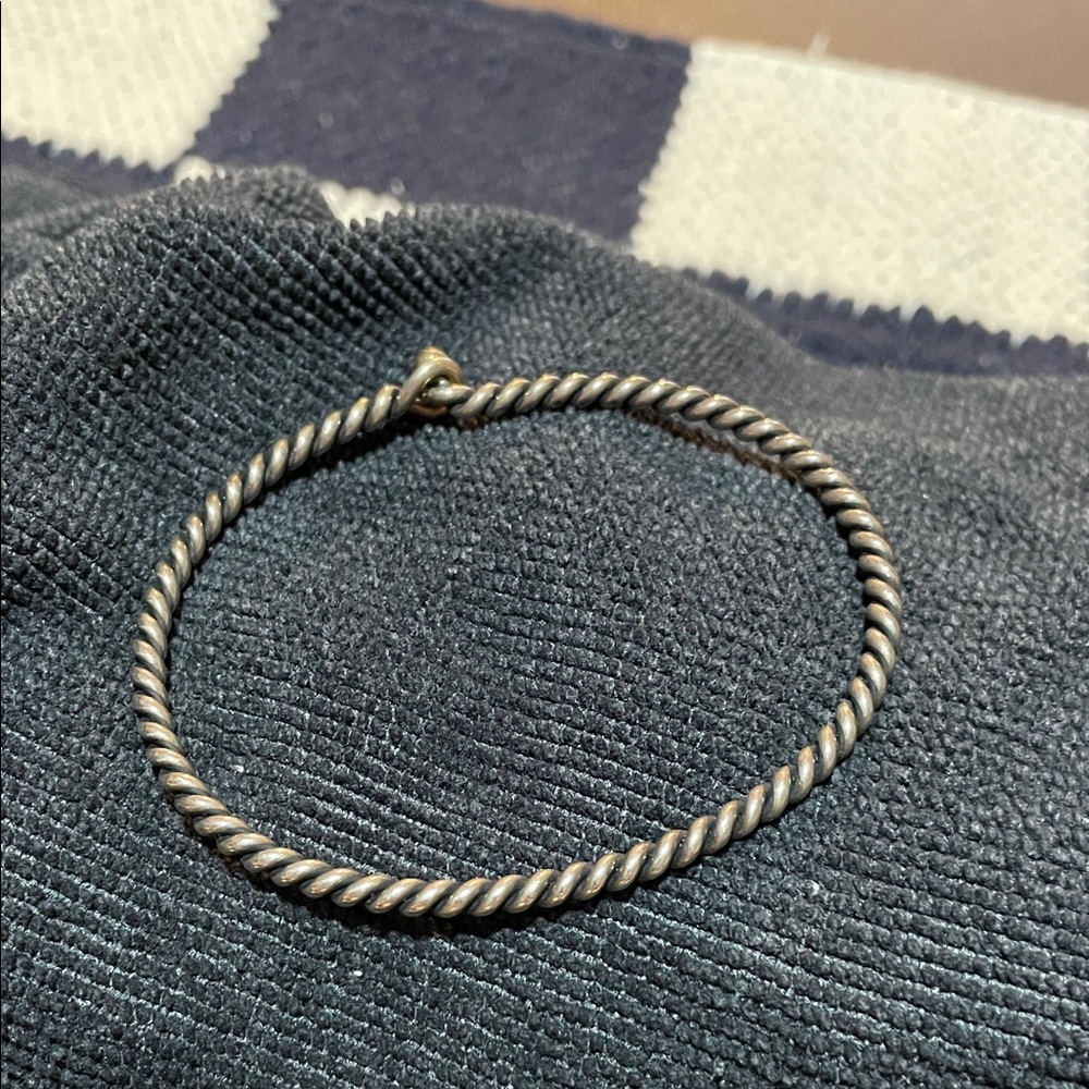 James Avery Silver Twisted Cuff Bracelet